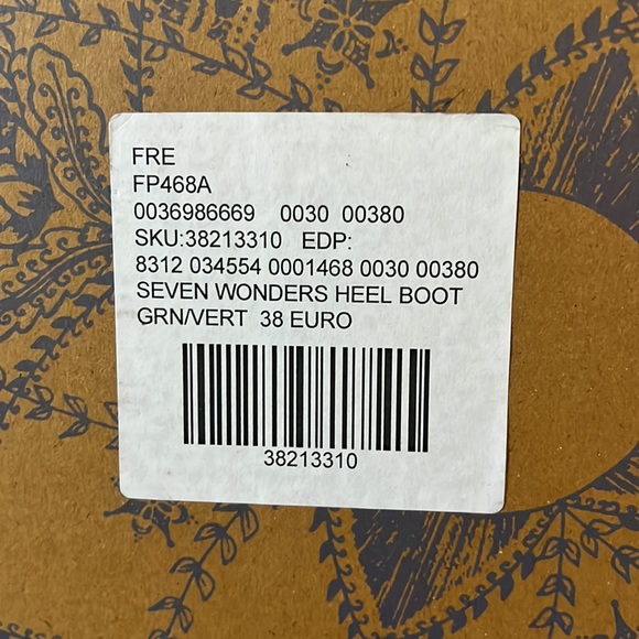 Free People Jade Seven Wonders Wrap Tie Boots 38 - Picture 10 of 11